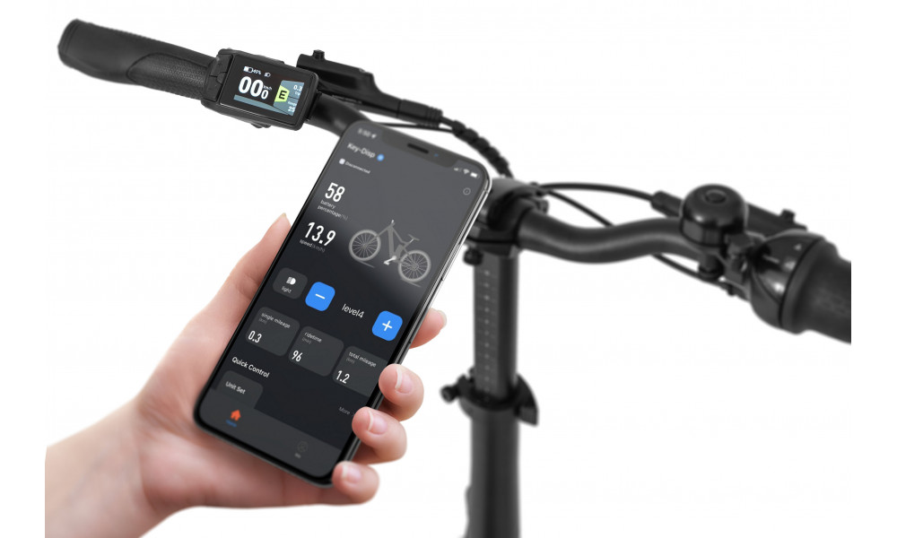 E-bike Ecobike Rhino Cruise White 504Wh - 26