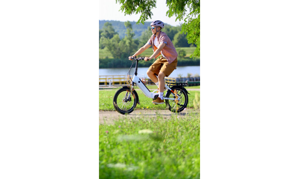 E-bike Ecobike Rhino Cruise White 630Wh - 27