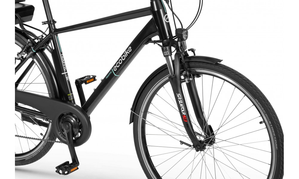 Электрический велосипед Ecobike Traffic 28 M Black 468Wh - 2