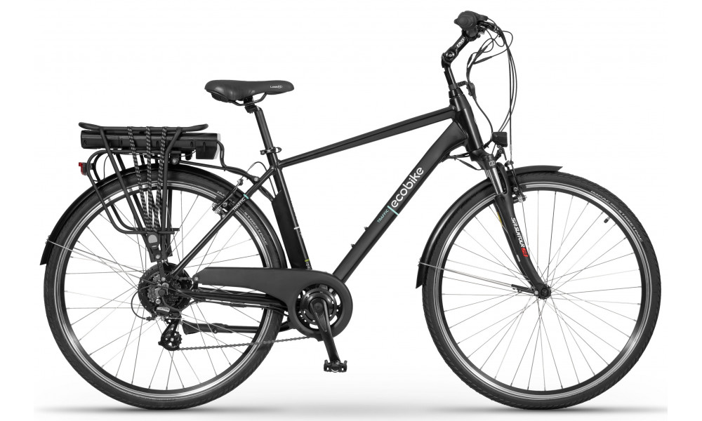 Электрический велосипед Ecobike Traffic 28 M Black 630Wh - 1