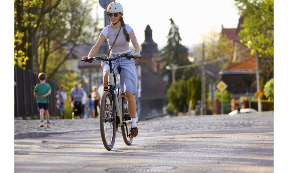 ????????????? ????????? Ecobike X-City Cappuccino V3 630Wh - 38