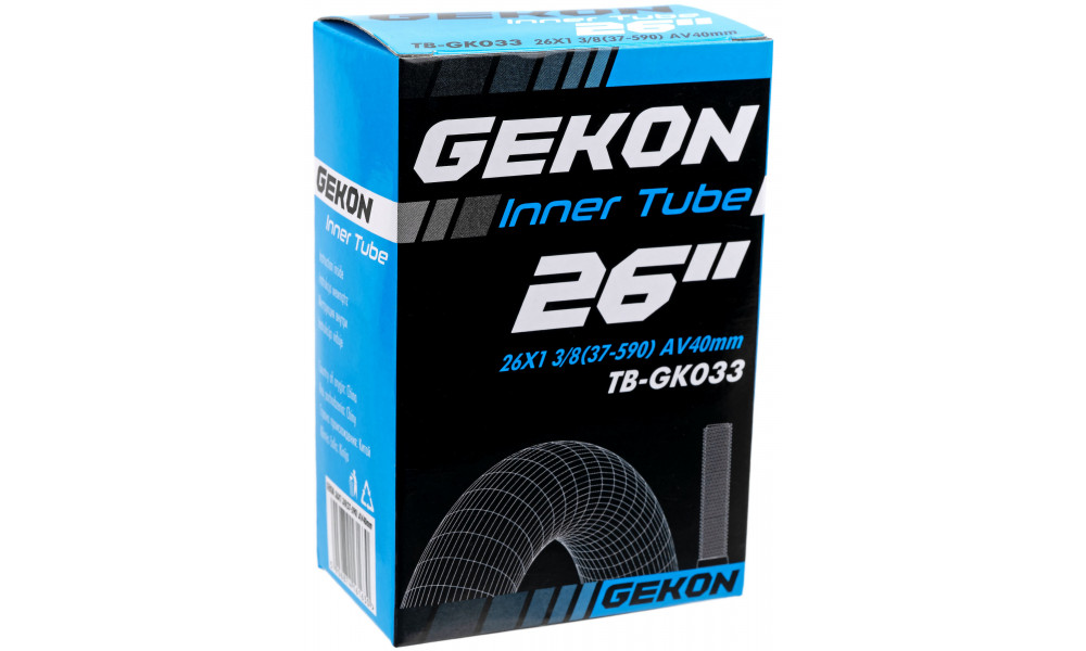 Tube Gekon 26" x 1 3/8 (37-590) AV 40mm 