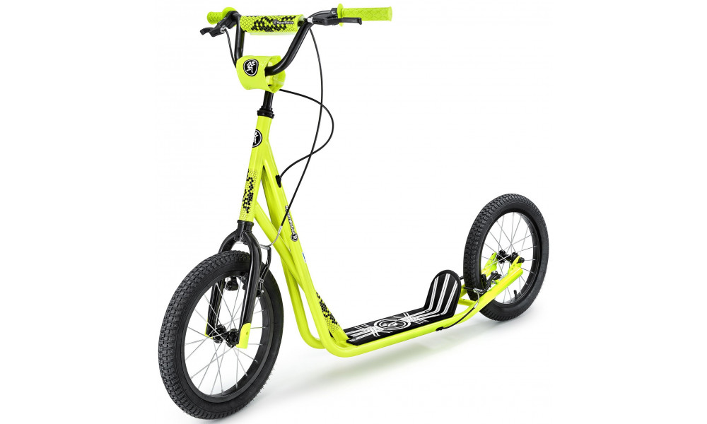 Самокат HyperMotion Runkie 16" yellow - 1