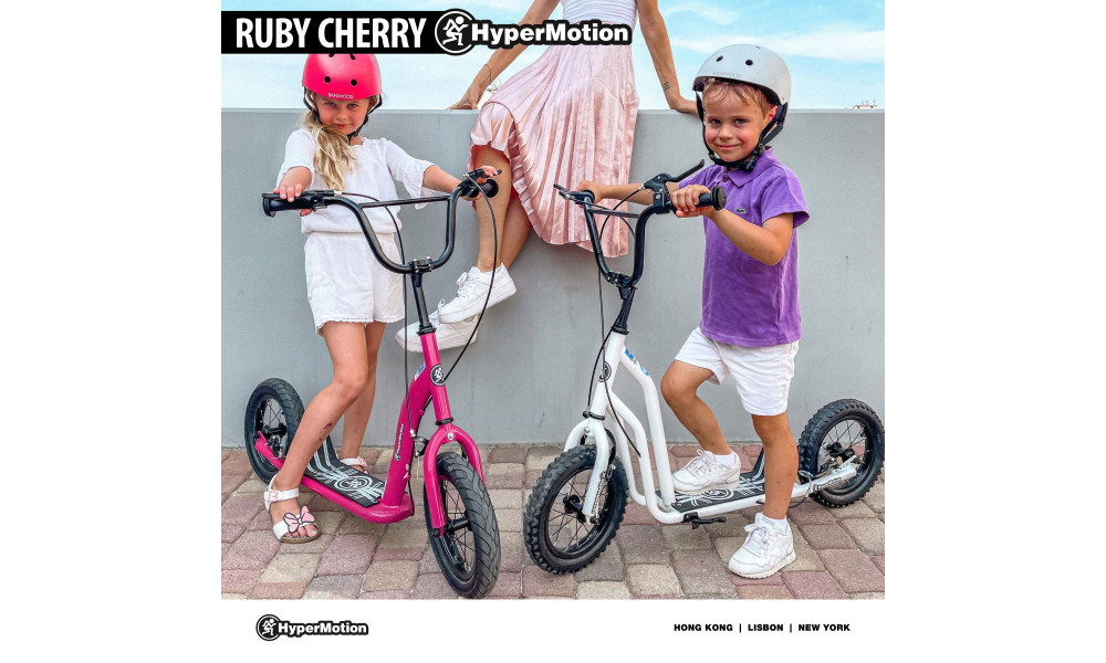 Самокат HyperMotion Ruby 12.2 cherry - 4