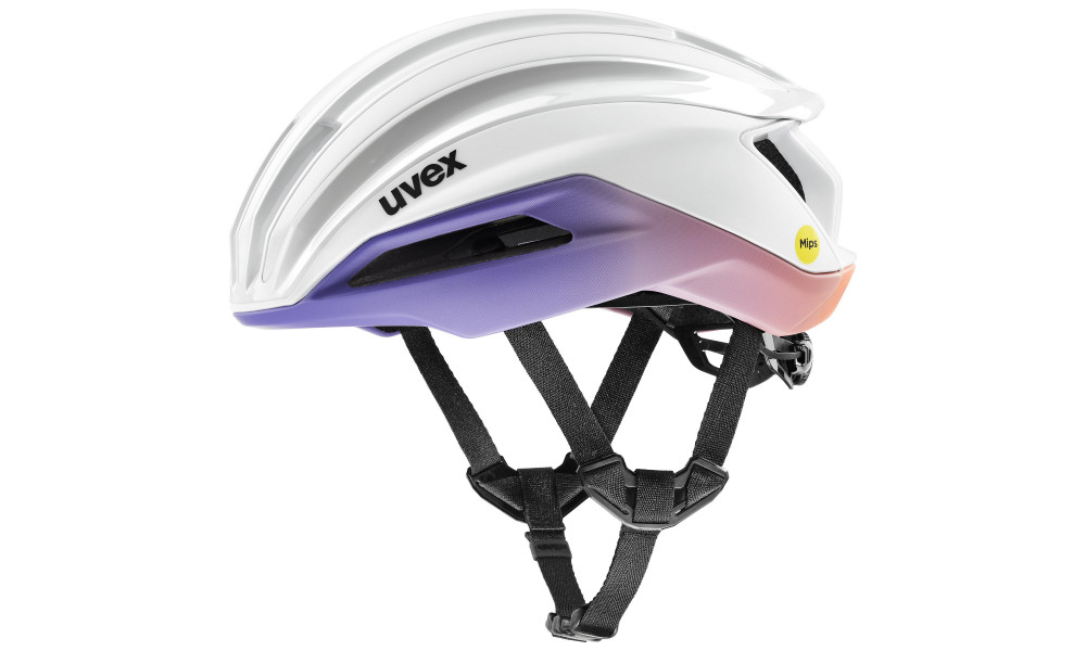 Шлем Uvex surge aero MIPS white-lilac apricot matt - 7
