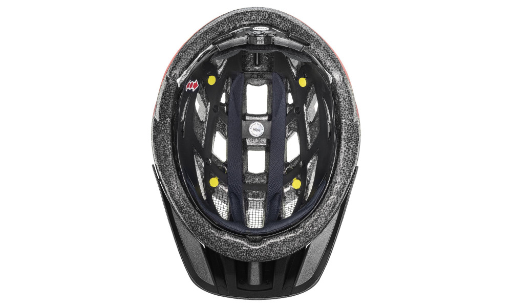 Шлем Uvex i-vo cc MIPS black-red matt - 4