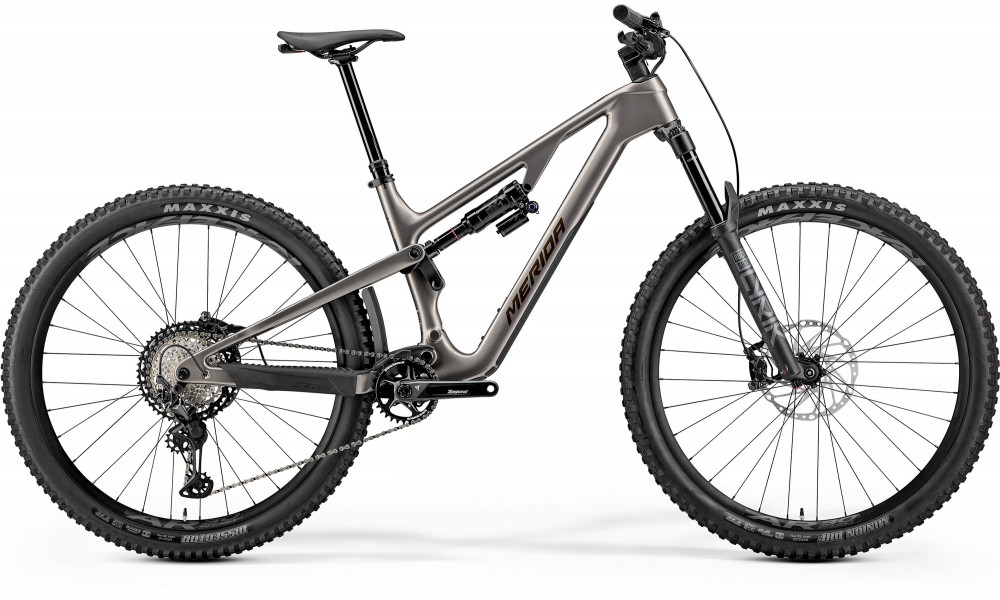 Велосипед Merida One-Forty 7000 2026 warm slate grey(golden black) 