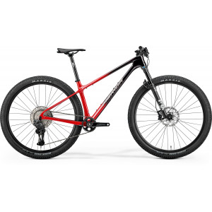 Велосипед Merida Big.Nine 7000 2026 black/red (warm slate grey)