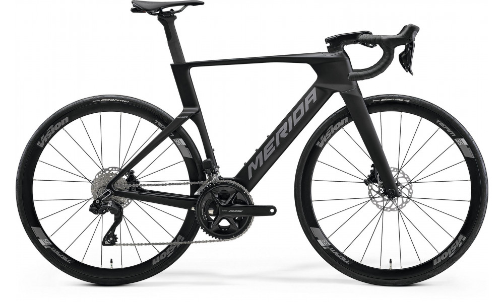 Велосипед Merida Reacto 5000 2027 silk black(gunmetal grey) 