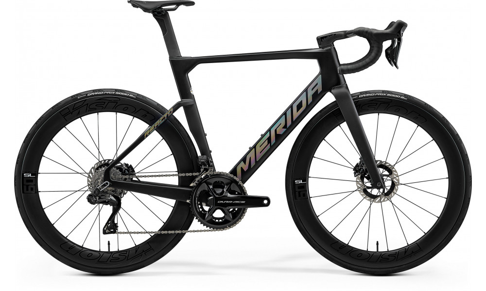 Велосипед Merida Reacto Team 2026 silk black(glossy dark silver) 