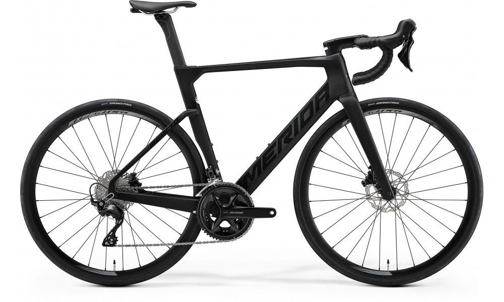 Велосипед Merida Reacto 4000 2026 silk black(glossy dark silver) 