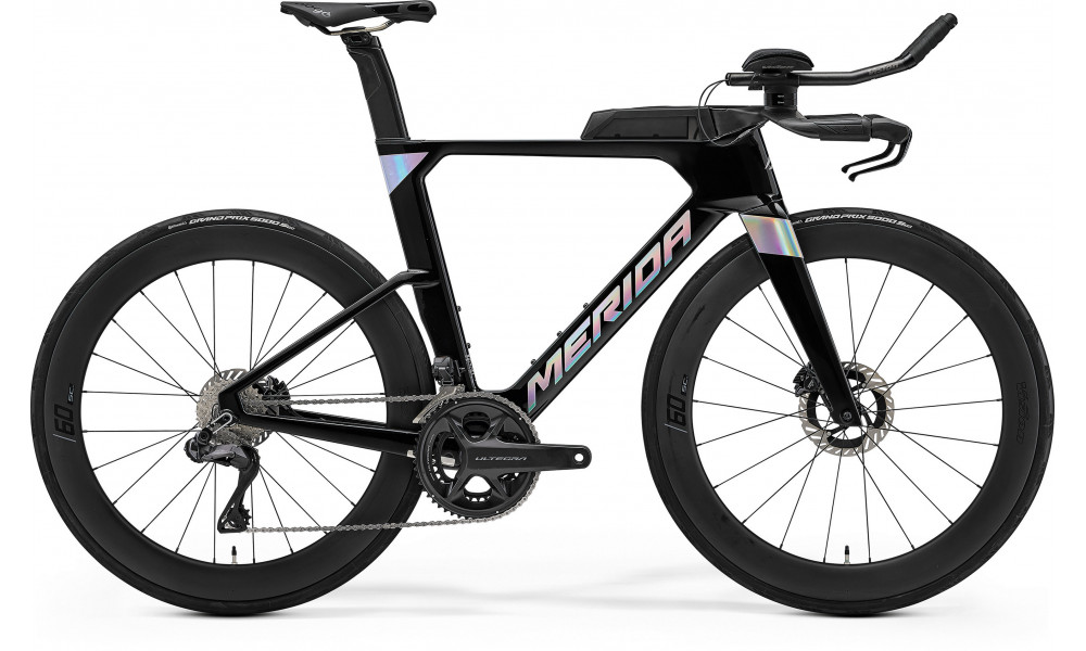 Bicycle Merida Time Warp TRI Limited 2026 metallic black(flash bcp) 