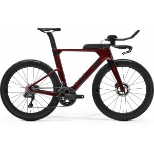 Bicycle Merida Time Warp TRI Limited 2026 burgundy red(black)