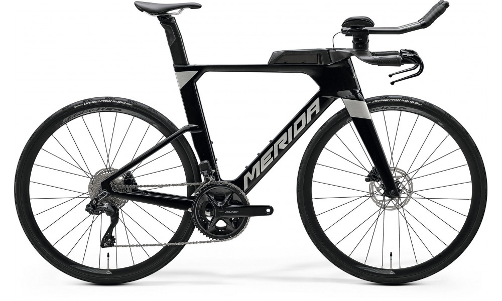 Велосипед Merida Time Warp TRI 5000 2026 black(titan) 