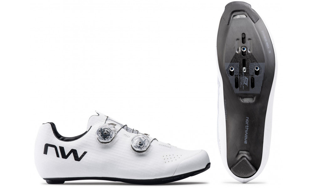 Cycling shoes Northwave Extreme Pro 3 Road black-white - 2