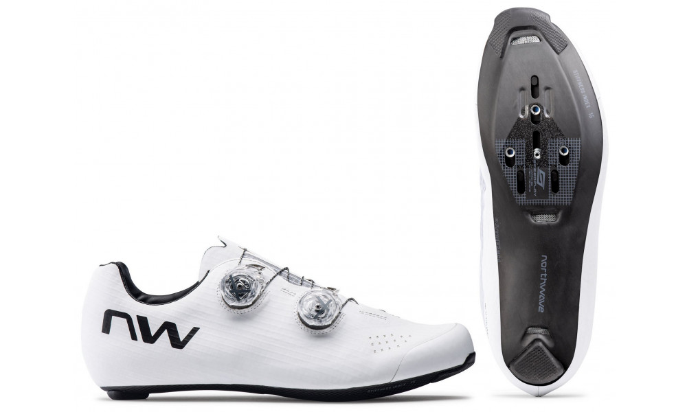 Велосипедная обувь Northwave Extreme Pro 3 Road white-black - 12