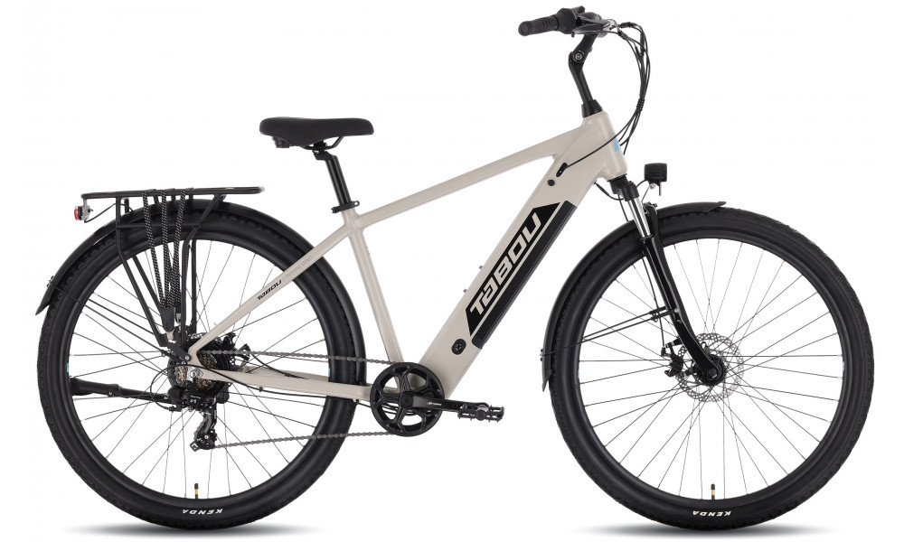 Электрический велосипед Tabou Kinetic UP ECO grey-black - 1