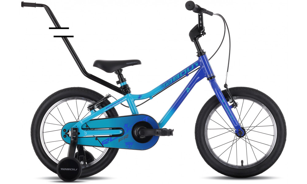 Bicycle Tabou Rocket FR 16 blue-turq - 1