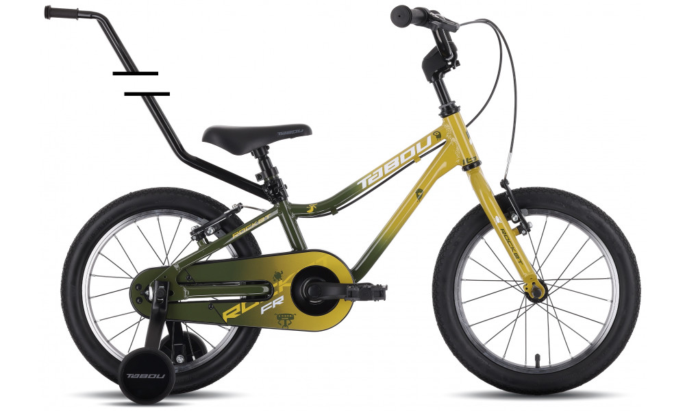 Bicycle Tabou Rocket FR 16 green-gold - 1
