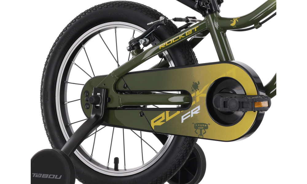 Bicycle Tabou Rocket FR 16 green-gold - 3