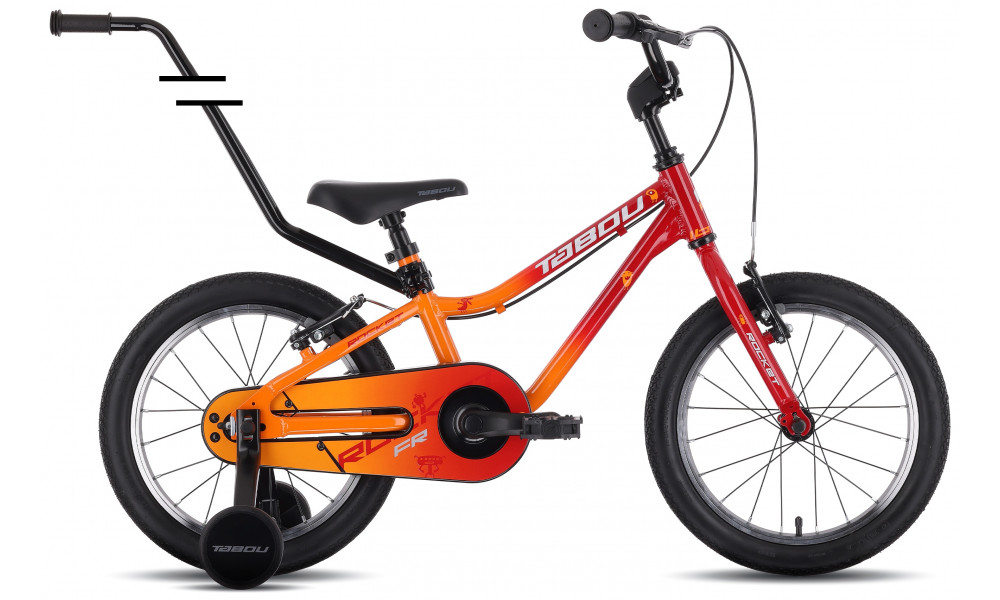 Bicycle Tabou Rocket FR 16 red-yellow - 1