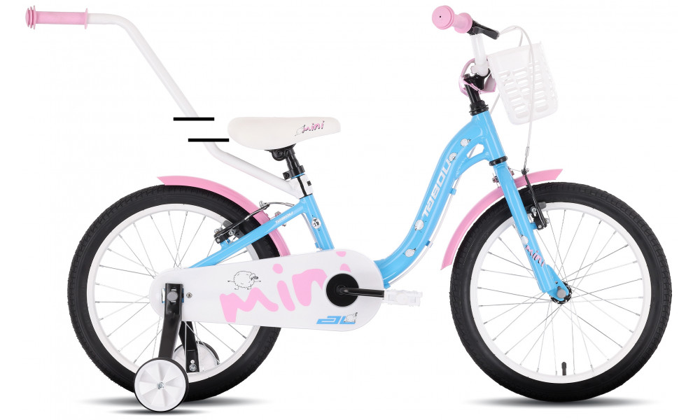 Bicycle Tabou Miss AL 18 blue-pink - 1