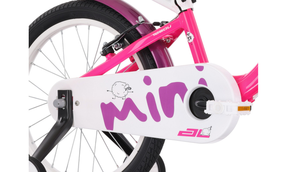 Bicycle Tabou Miss AL 18 pink-white - 3