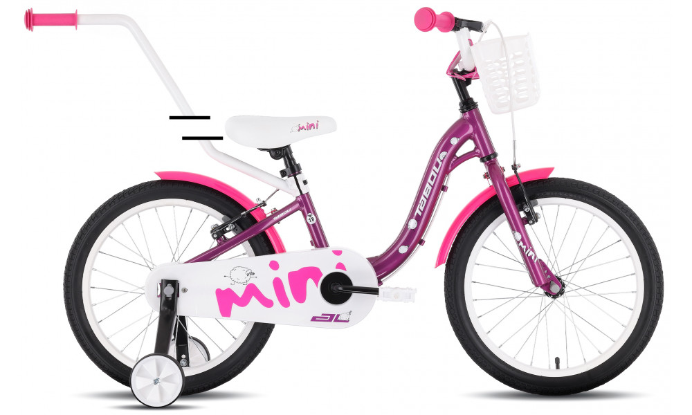 Bicycle Tabou Miss AL 18 purple-white - 1