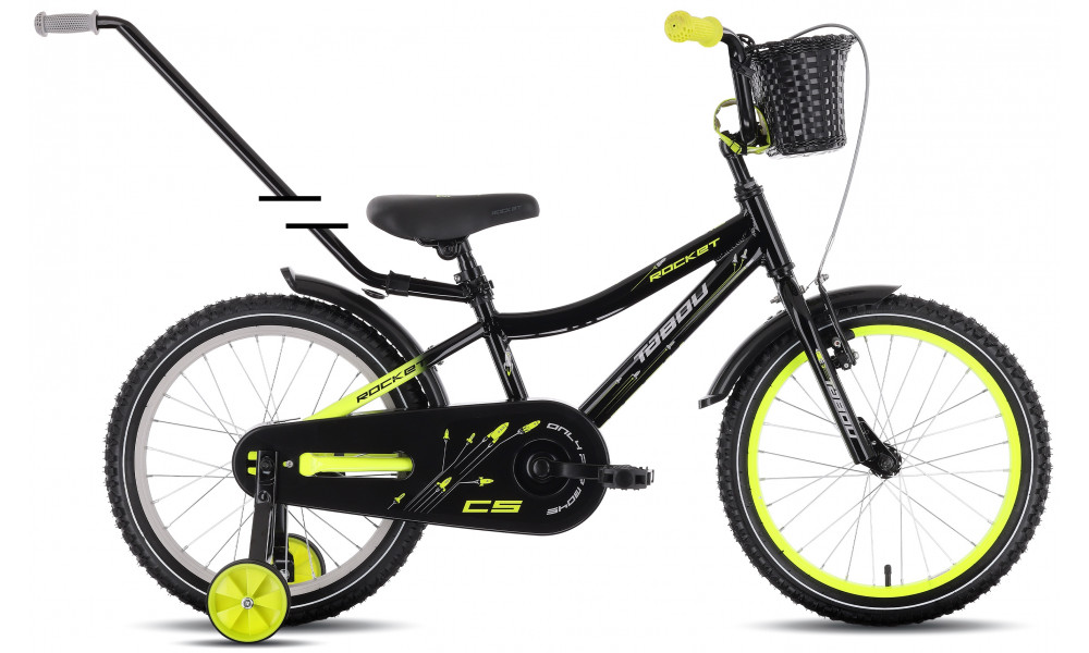 Bicycle Tabou Rocket CS Alu 18 black-lime - 1