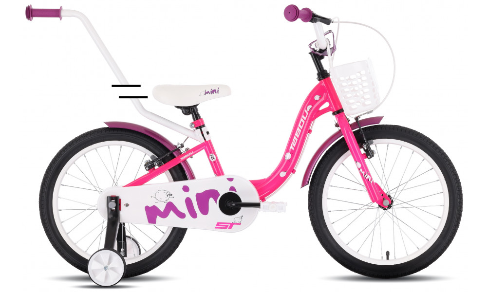 Bicycle Tabou Miss ST 18 pink-white - 1