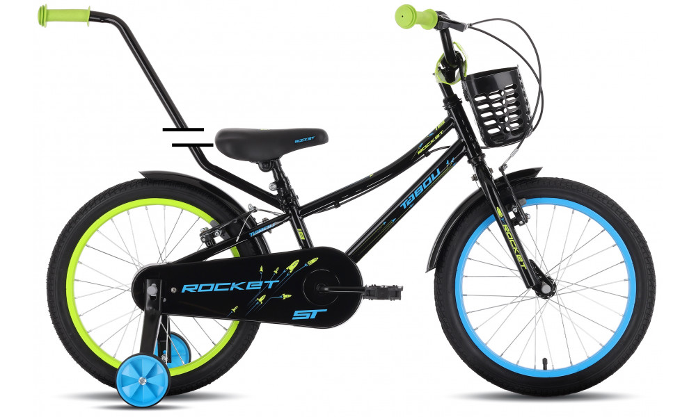 Bicycle Tabou Rocket ST 18 black-blue - 1