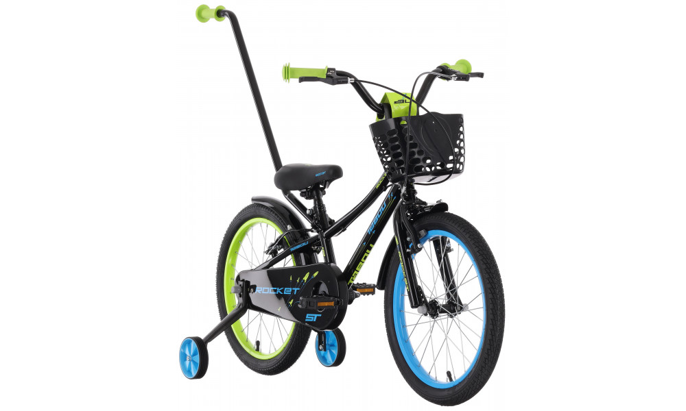 Велосипед Tabou Rocket ST 18 black-blue - 2