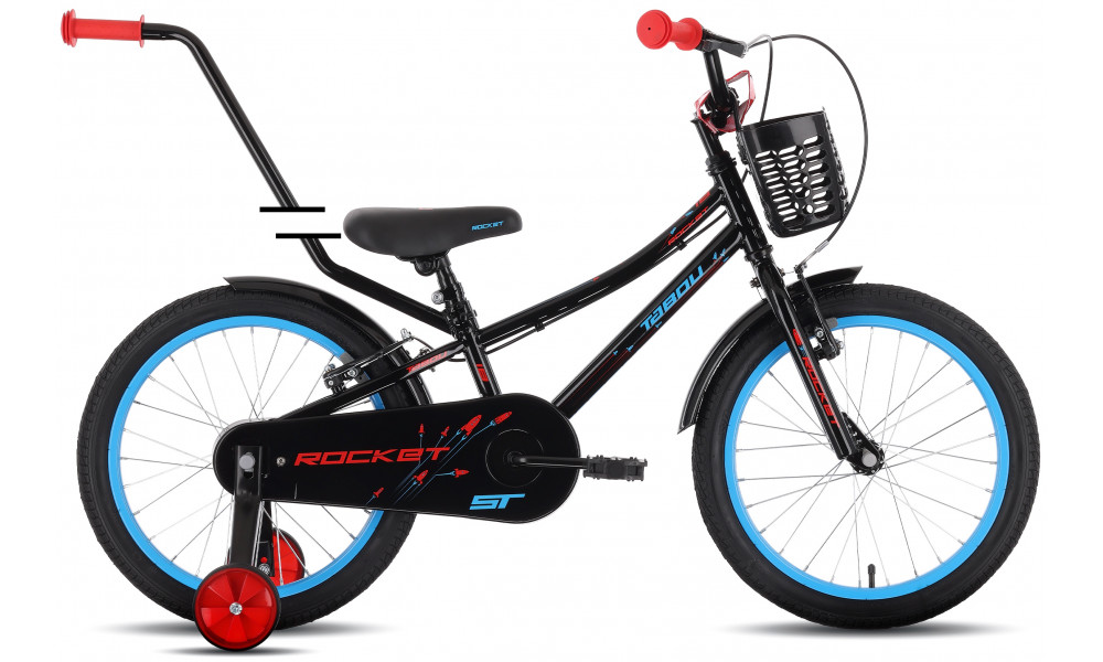 Велосипед Tabou Rocket ST 18 black-red - 1
