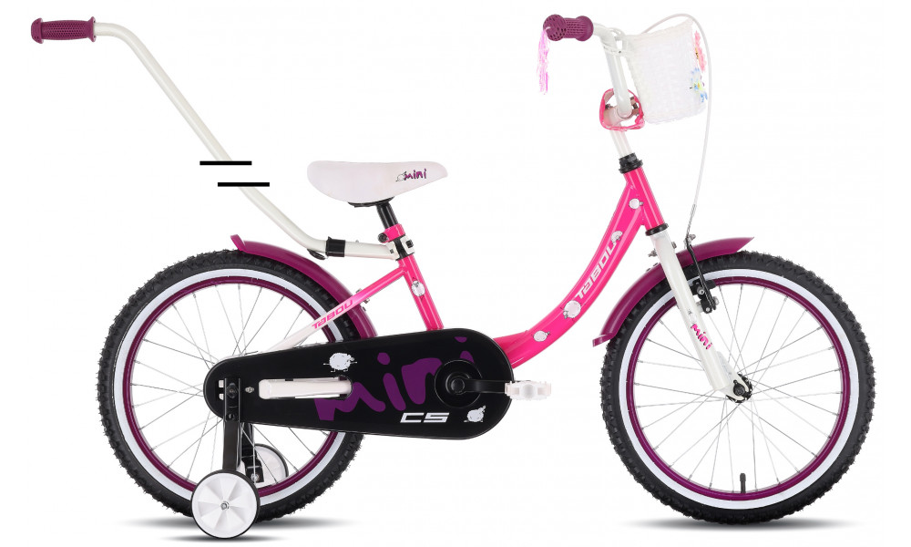 Bicycle Tabou Miss CS 18 pink-white - 1