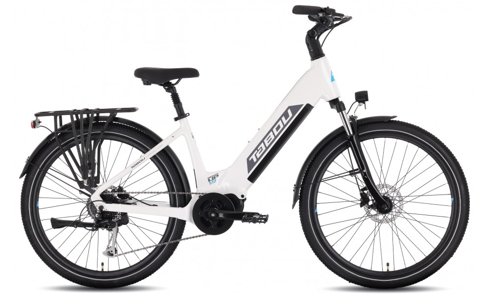 E-bike Tabou Mono UP 1.0 Plus 26 white-turq - 1