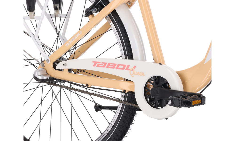 Bicycle Tabou Queen 26 Plus coral-white - 3