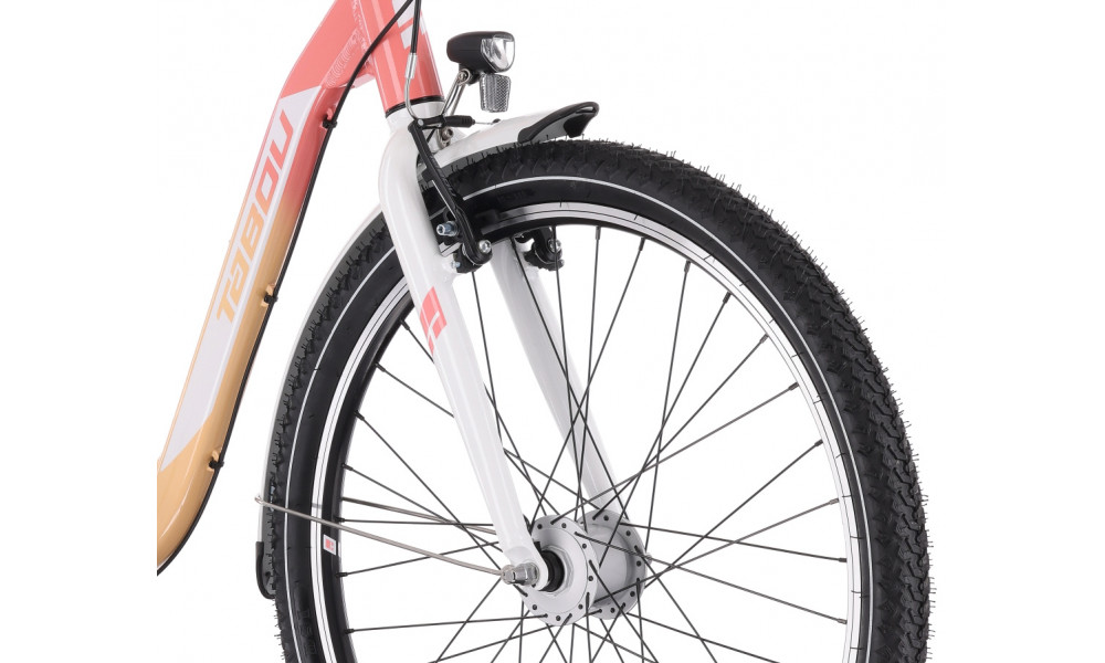 Bicycle Tabou Queen 26 Plus coral-white - 4