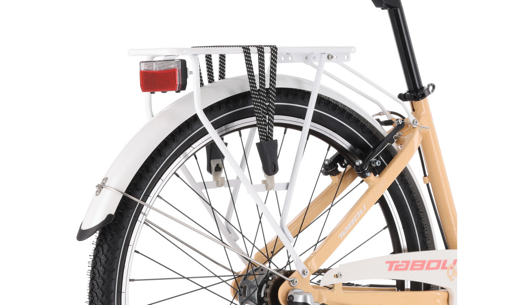 Bicycle Tabou Queen 26 Plus coral-white - 8