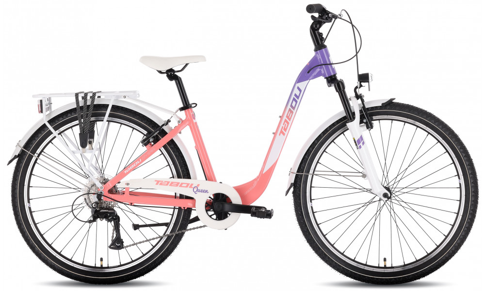 Bicycle Tabou Queen 26 pink-white - 1