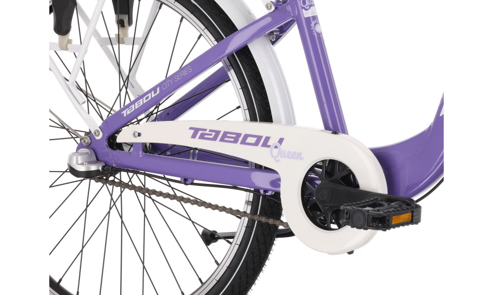 Bicycle Tabou Queen 24 Plus purple-white - 3