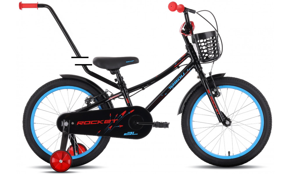Bicycle Tabou Rocket AL 18 black-red - 1