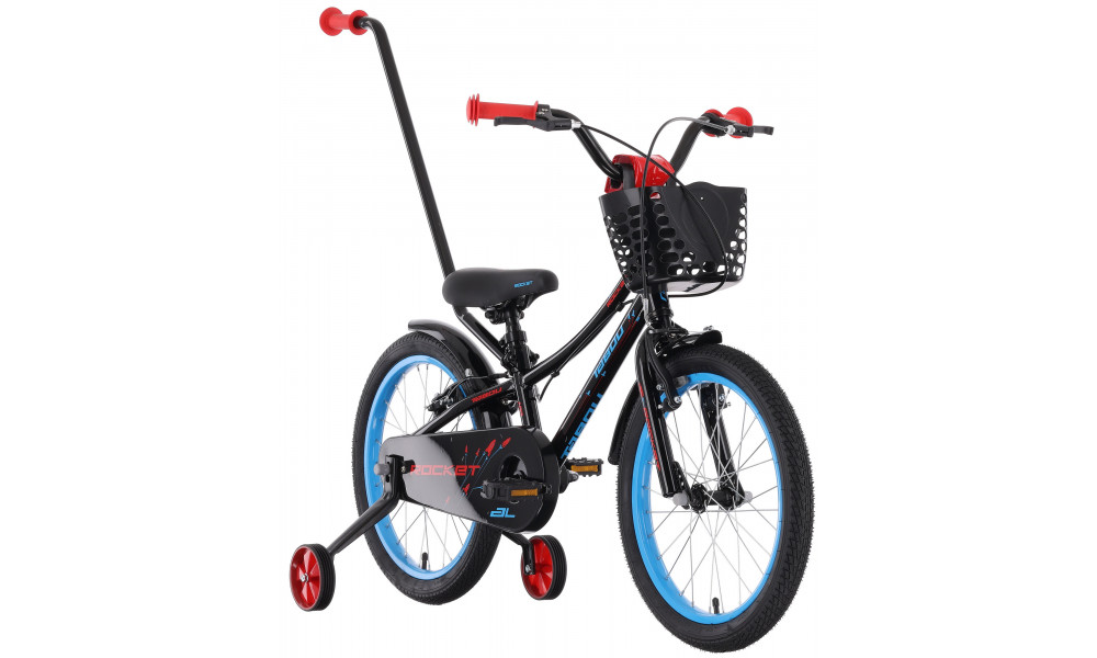 Bicycle Tabou Rocket AL 18 black-red - 2