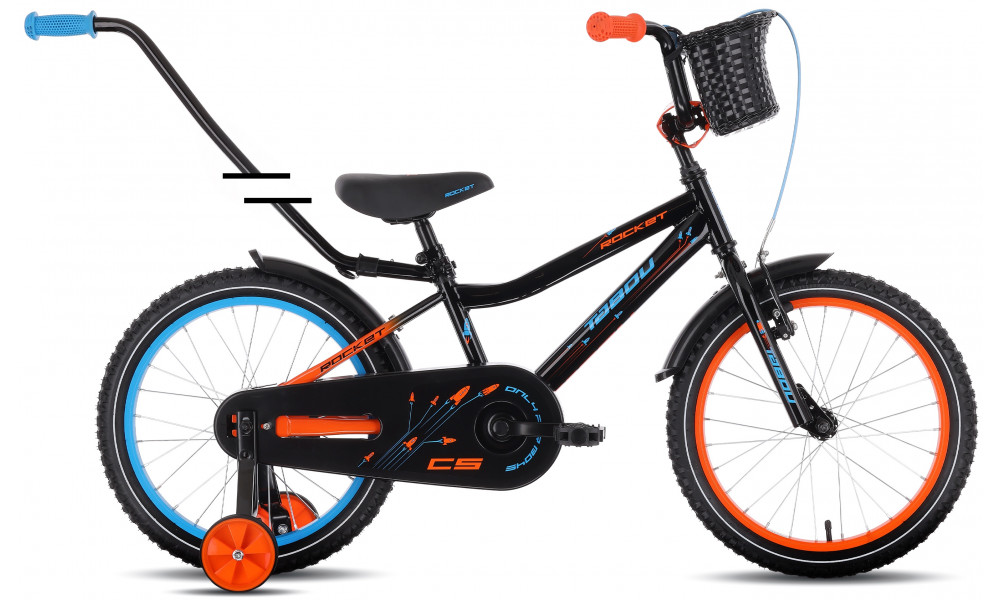 Bicycle Tabou Rocket CS 18 black-orange - 1