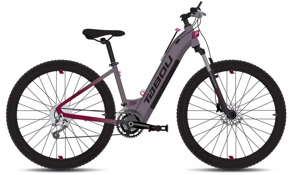 E-bike Tabou Wizz UP ECO 29 chameleon-fuxia 