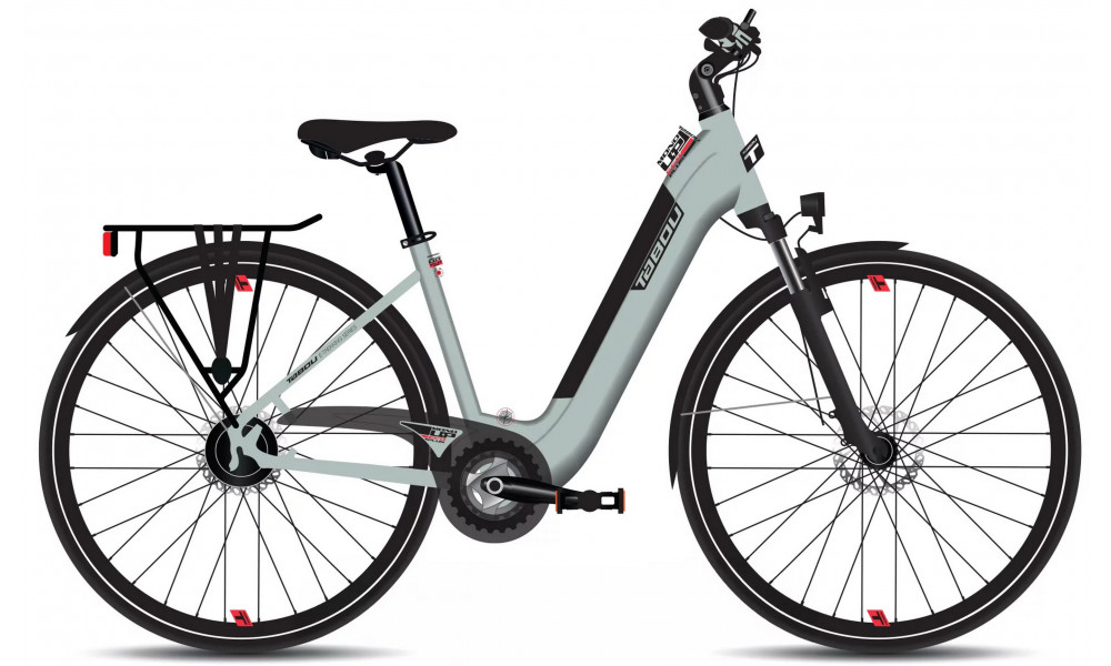 E-bike Tabou Mono UP ECO Plus 26 grey-black 