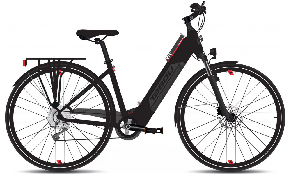 E-bike Tabou Mono UP ECO black-red 