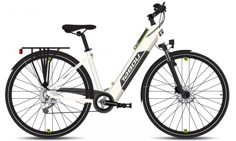 E-bike Tabou Mono UP ECO 26 white-green 