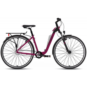Bicycle Tabou Citta 3 black-fuxxia