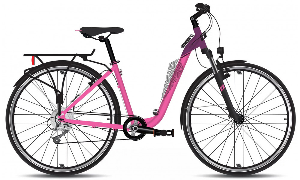 Bicycle Tabou Citta 1 JR pink-purple 