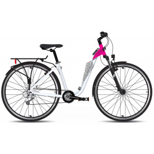 Bicycle Tabou Citta 1 JR white-fuxxia